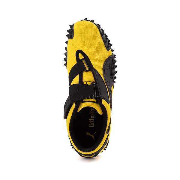 alternate view Womens PUMA Mostro Athletic Shoe - Yellow / BlackALT2