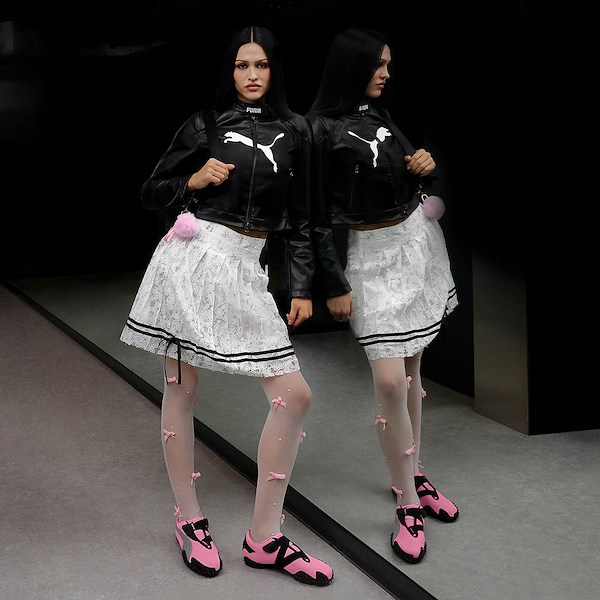 alternate view Womens PUMA Mostro OG Prime Sneaker - Posie Pink / PUMA Silver / PUMA BlackALT1B