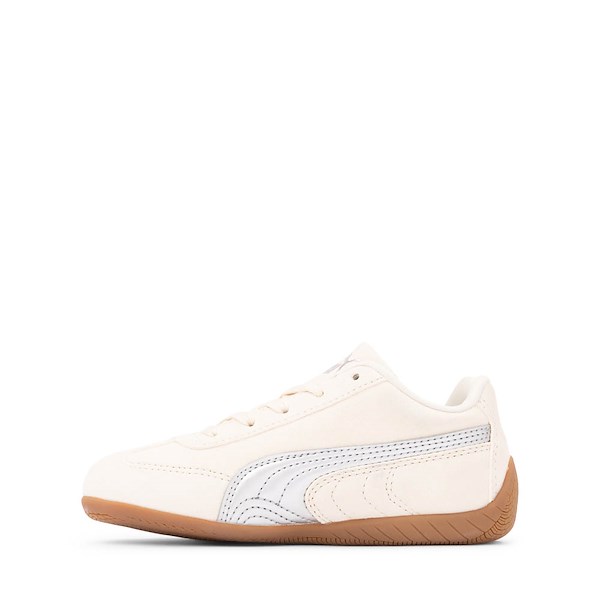 alternate view PUMA Speedcat Metallic Athletic Shoe - Big Kid - Alpine Snow / SilverALT1