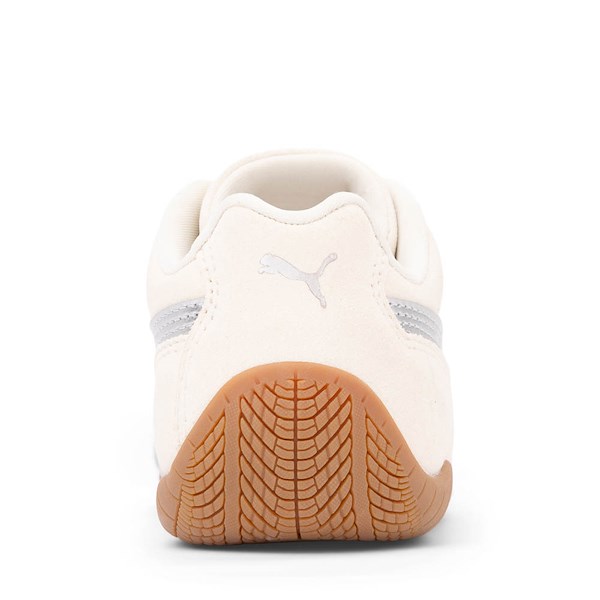 alternate view PUMA Speedcat Metallic Athletic Shoe - Big Kid - Alpine Snow / SilverALT4