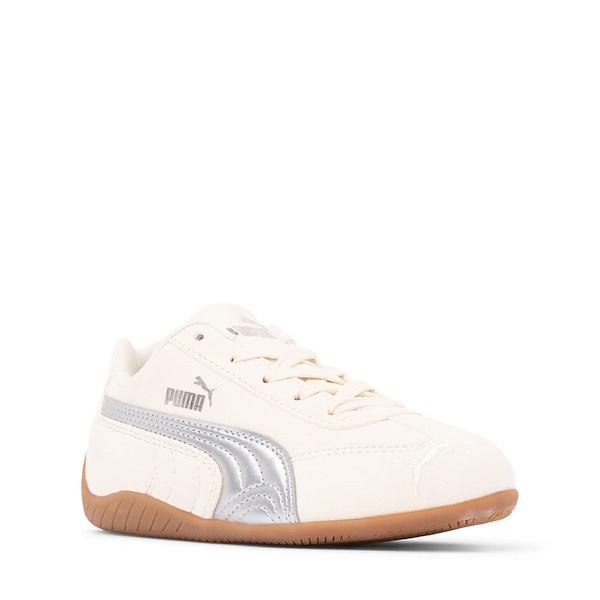 alternate view PUMA Speedcat Metallic Athletic Shoe - Big Kid - Alpine Snow / SilverALT5