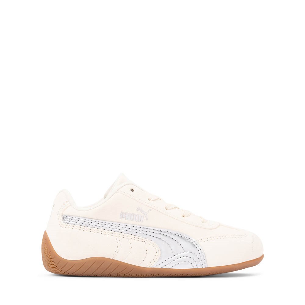 PUMA Speedcat Metallic Athletic Shoe - Big Kid - Alpine Snow / Silver