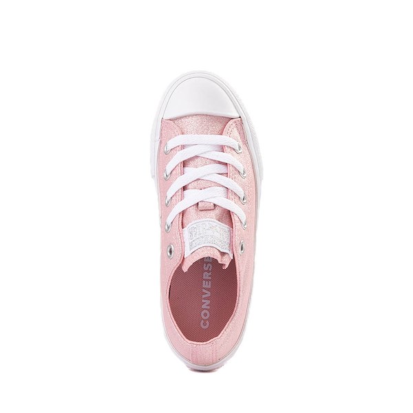 alternate view Converse Chuck Taylor All Star Low-Top Sneaker - Little Kid - Pink SparkleALT2
