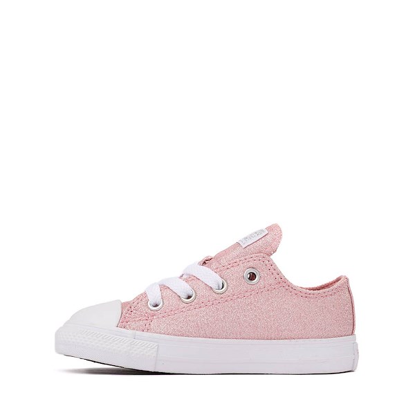 alternate view Converse Chuck Taylor All Star Low-Top Sneaker - Baby / Toddler - Pink SparkleALT1