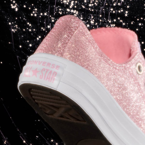 alternate view Converse Chuck Taylor All Star Low-Top Sneaker - Baby / Toddler - Pink SparkleALT1D2