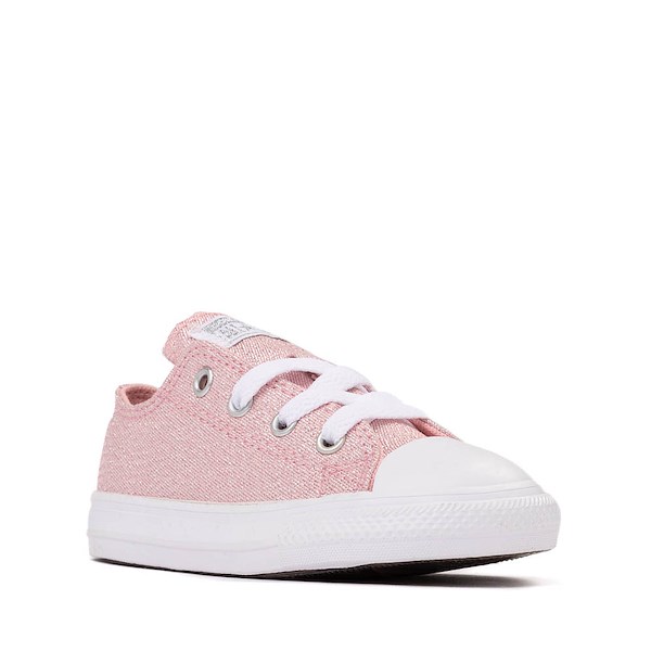 alternate view Converse Chuck Taylor All Star Low-Top Sneaker - Baby / Toddler - Pink SparkleALT5