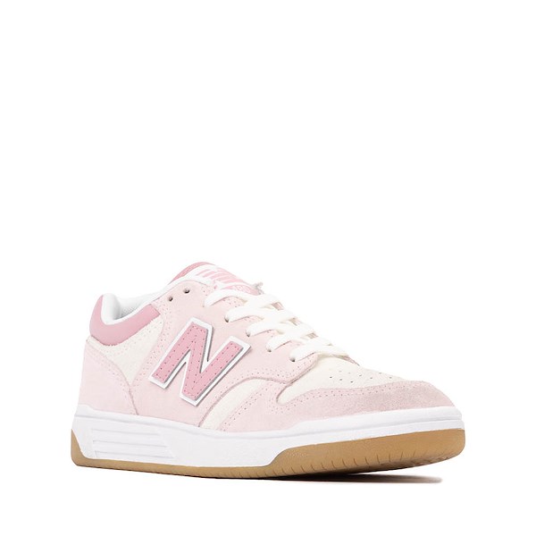 alternate view New Balance 480 Athletic Shoe - Little Kid - Pink / WhiteALT5