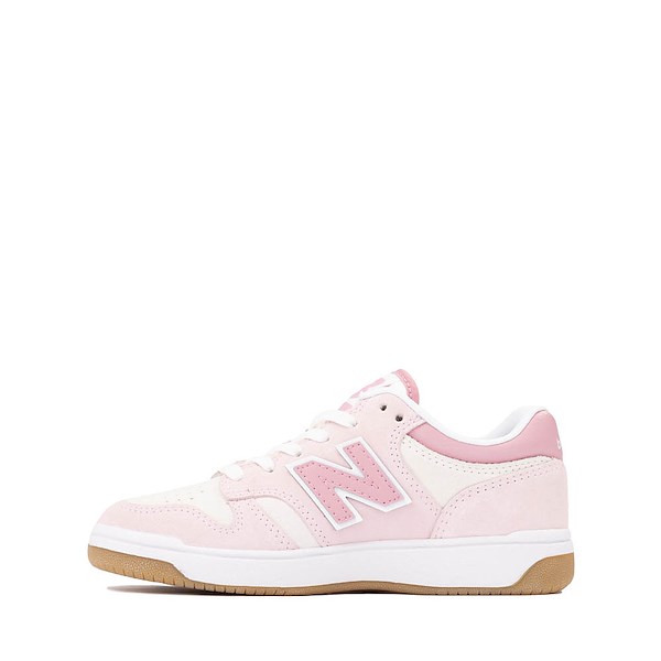 alternate view New Balance 480 Athletic Shoe - Big Kid - Pink / WhiteALT1