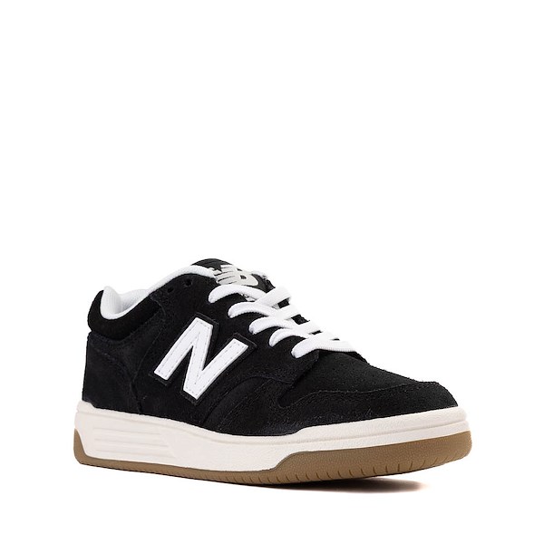 alternate view New Balance 480 Athletic Shoe - Little Kid - Black / WhiteALT5