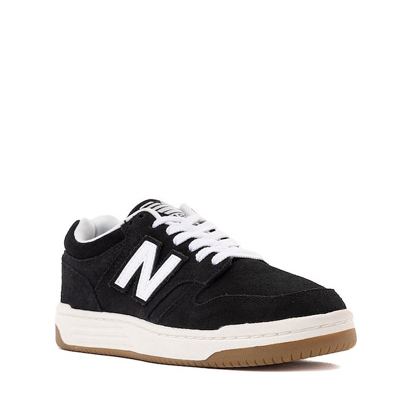 alternate view New Balance 480 Athletic Shoe - Big Kid - White / BlackALT5