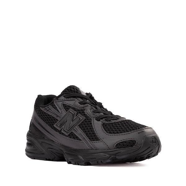 alternate view New Balance 740 Athletic Shoe - Big Kid - Black Cement / BlackALT5