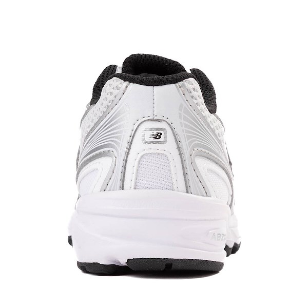 alternate view New Balance 740 Athletic Shoe - Little Kid - White / Silver Metallic / BlackALT4