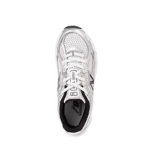 alternate view New Balance 740 Athletic Shoe - Big Kid - White / Silver Metallic / BlackALT2