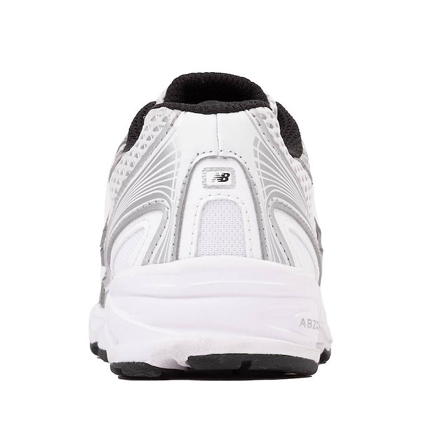 alternate view New Balance 740 Athletic Shoe - Big Kid - White / Silver Metallic / BlackALT4