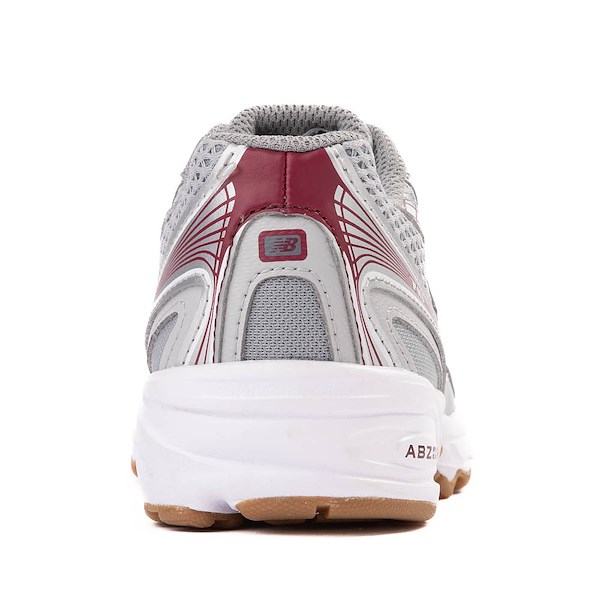 alternate view New Balance 740 Athletic Shoe - Big Kid - Silver Metallic / BurgundyALT4