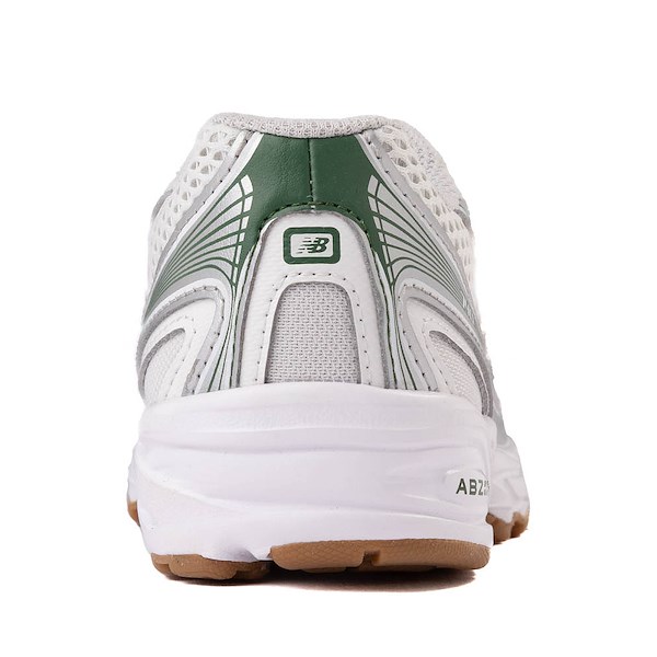 alternate view New Balance 740 Athletic Shoe - Little Kid - Silver Metallic / Alpine GreenALT4