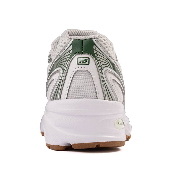 alternate view New Balance 740 Athletic Shoe - Big Kid - Silver Metallic / Alpine GreenALT4