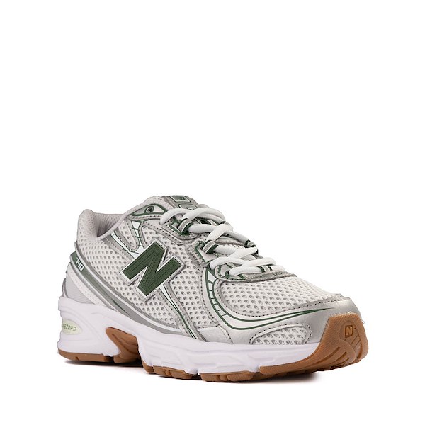 alternate view New Balance 740 Athletic Shoe - Big Kid - Silver Metallic / Alpine GreenALT5