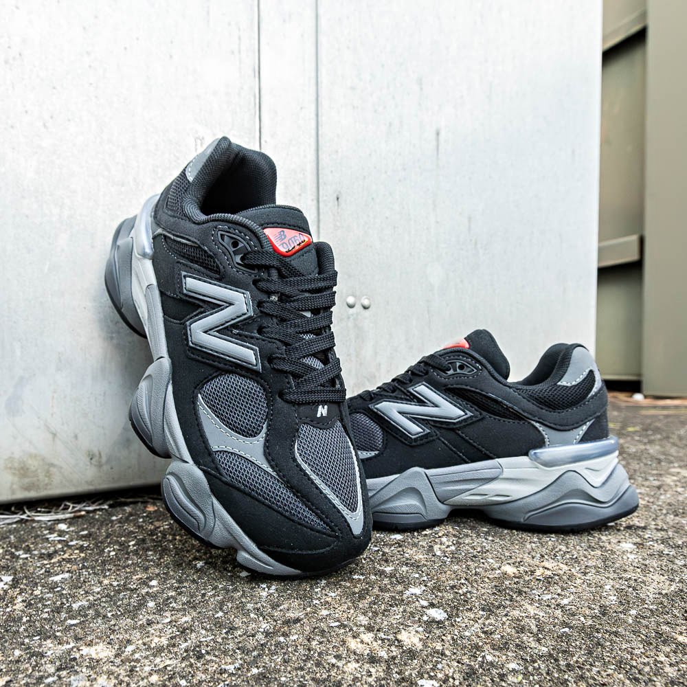 New Balance 9060 Athletic Shoe - Big Kid - Black / Castlerock