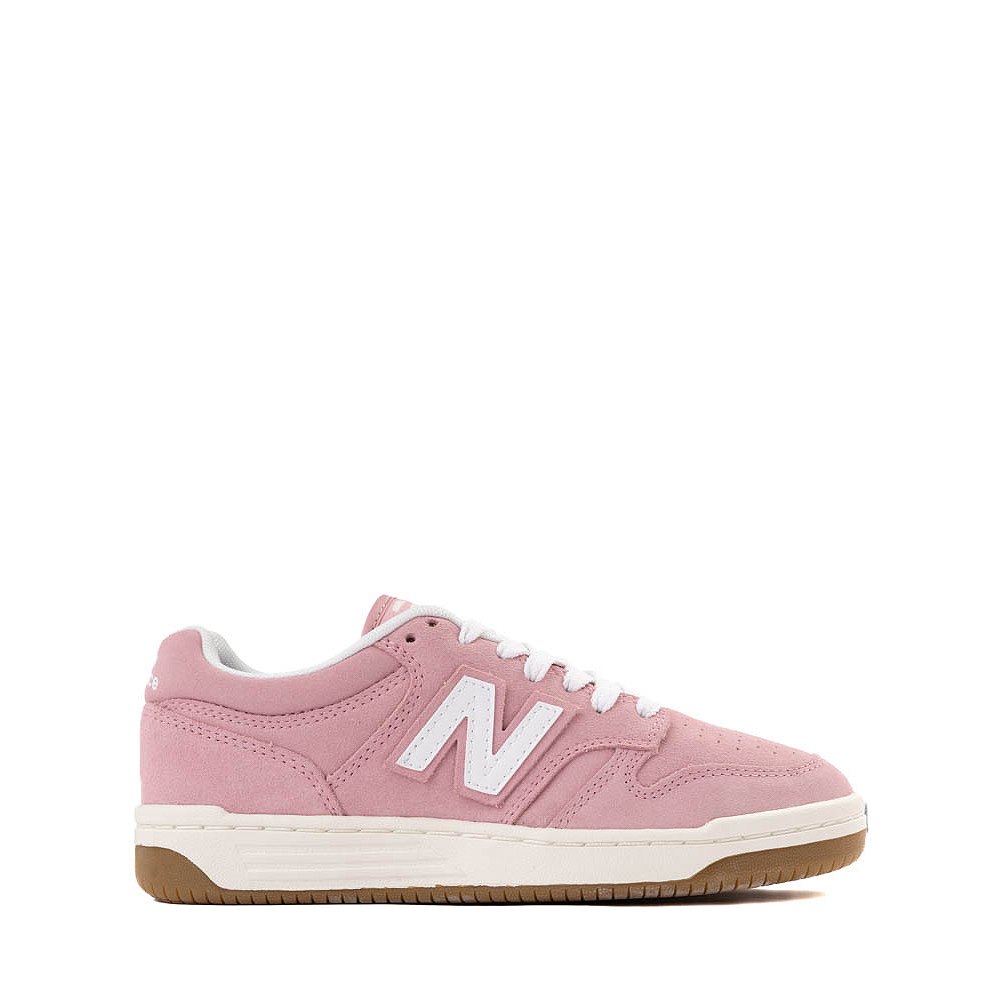 New Balance 480 Athletic Shoe - Little Kid - White / Pink Taffy