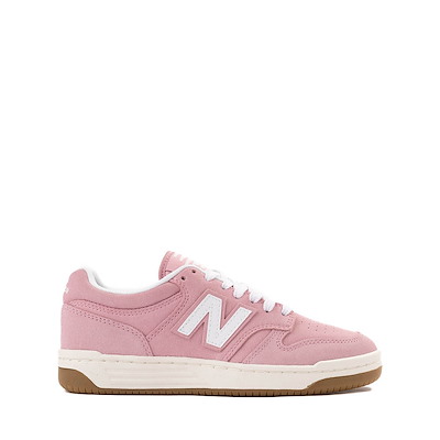 Main view of New Balance 480 Athletic Shoe - Big Kid - White / Pink Taffy