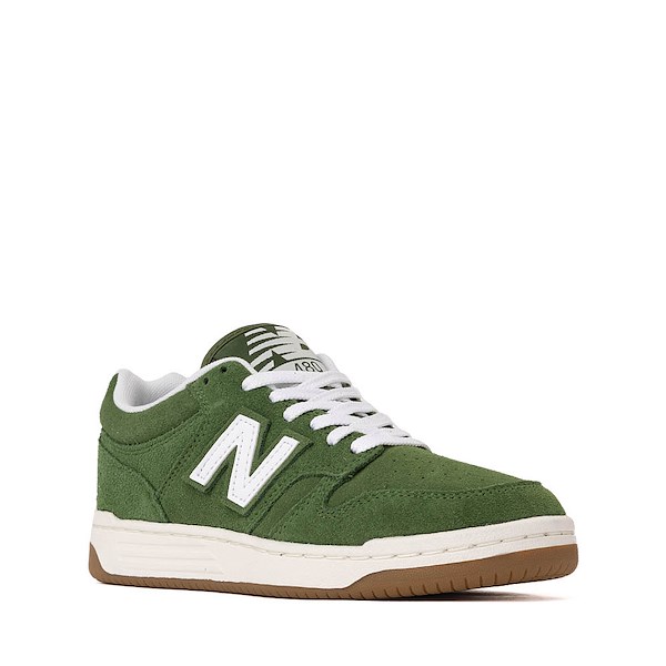 alternate view New Balance 480 Athletic Shoe - Big Kid - Dark Alpine GreenALT5