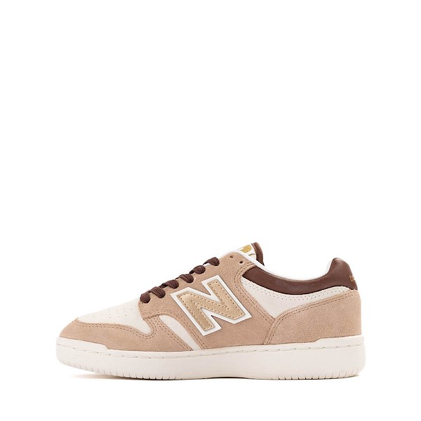 alternate view New Balance 480 Athletic Shoe - Little Kid - Flat Taupe / Rich OakALT1