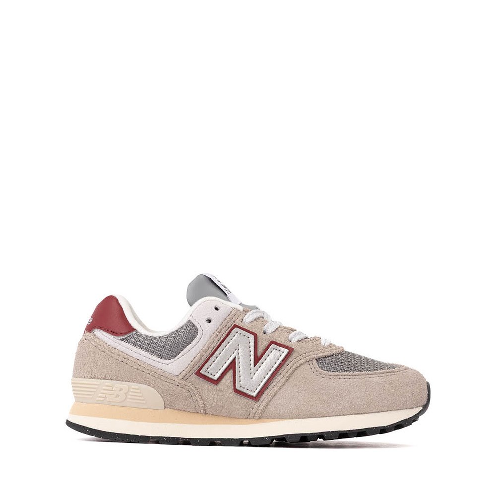 New Balance 574 Athletic Shoe - Little Kid - Arid Stone / Burgundy