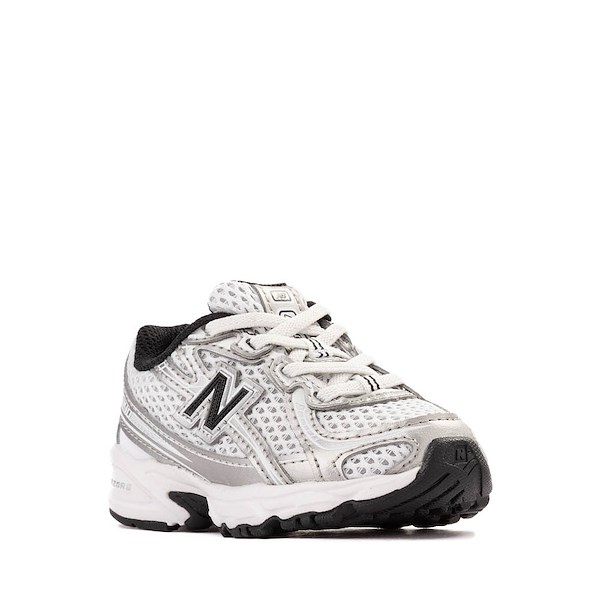 alternate view New Balance 480 Athletic Shoe - Baby / Toddler - Silver Metallic / BlackALT5