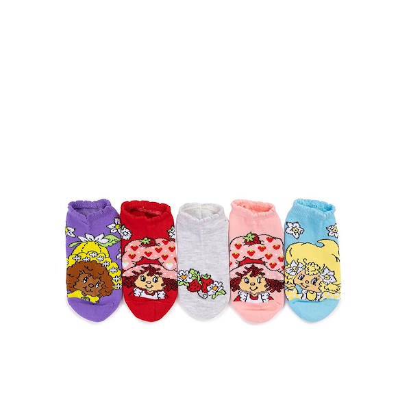 alternate view Strawberry Shortcake Ankle Socks 5 Pack - Little Kid - MulticolorALT1