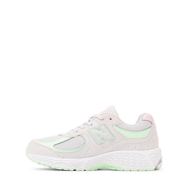 alternate view New Balance 2002 Athletic Shoe - Big Kid - Grey Matter / Lab GreenALT1