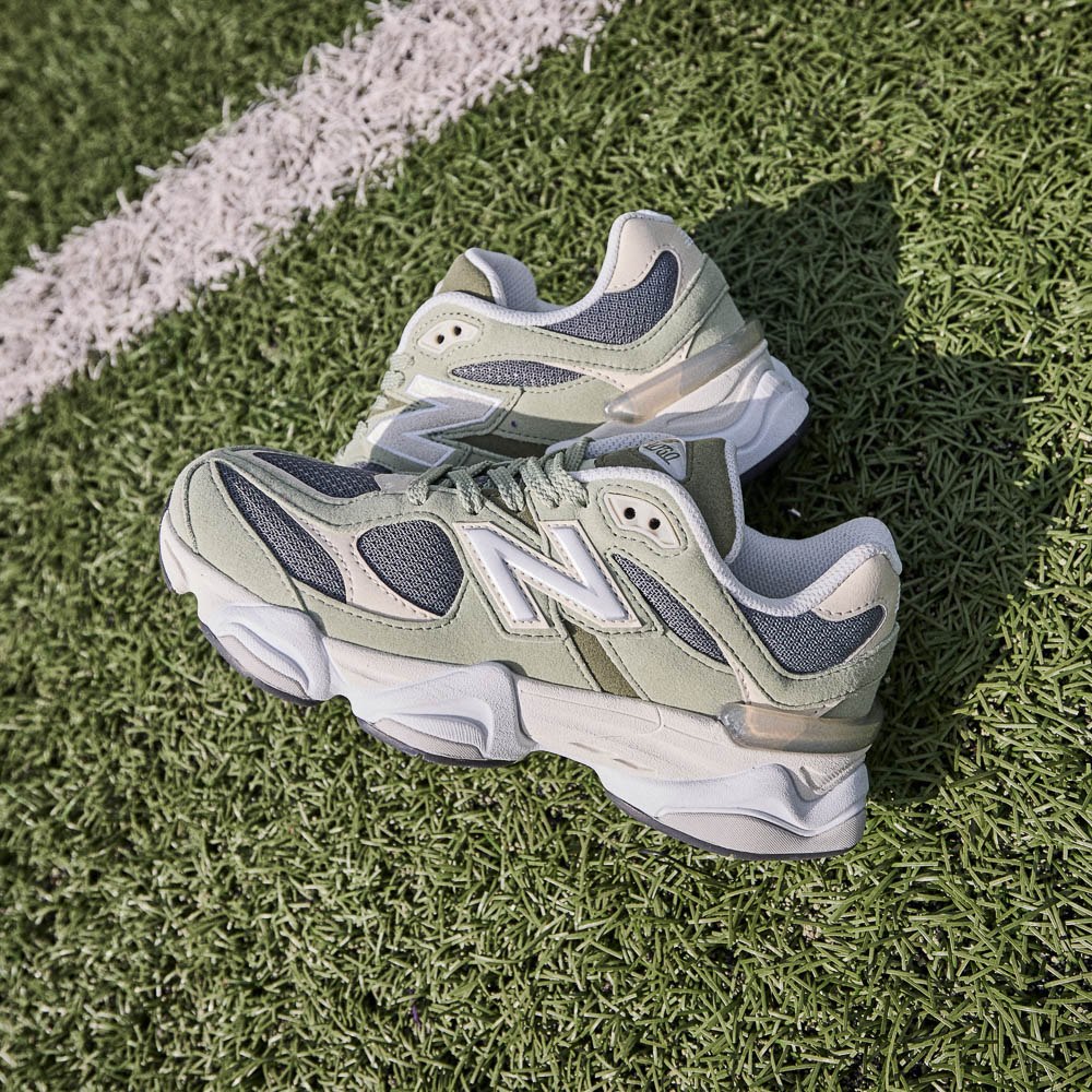 New Balance 9060 Athletic Shoe - Big Kid - Garter Snake / White