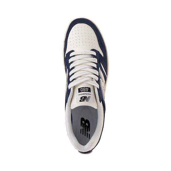 alternate view New Balance 480 Athletic Shoe - Navy / Sea SaltALT2