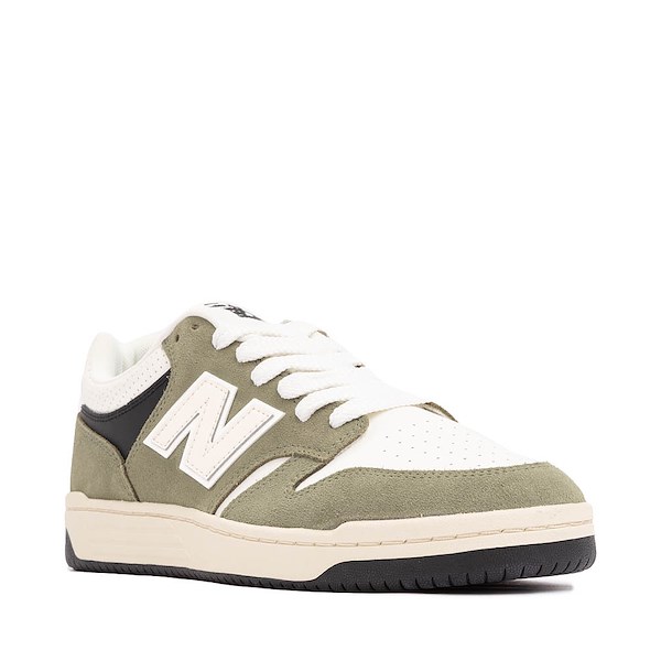 alternate view New Balance 480 Athletic Shoe - Dark Olivine / Sea SaltALT5