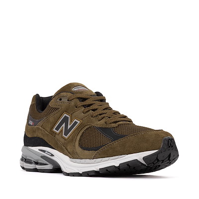 New Balance 2002R Woodland Black Cement Olive Green Men\'s Shoes Sneakers U2002RR New Balance 2002r Sneaker in Woodland & Black Cement | REVOLVE main image 4