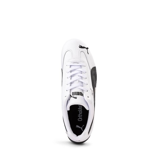 alternate view PUMA Speedcat Leather Athletic Shoe - Big Kid - PUMA White / PUMA BlackALT2