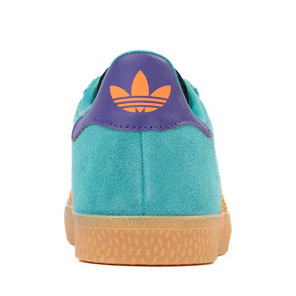 alternate view adidas Gazelle Athletic Shoe - Little Kid - Pure Teal / Impact OrangeALT4
