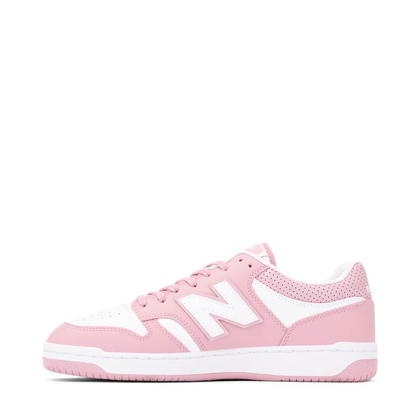 alternate view New Balance 480 Athletic Shoe - Rose Sugar / WhiteALT1