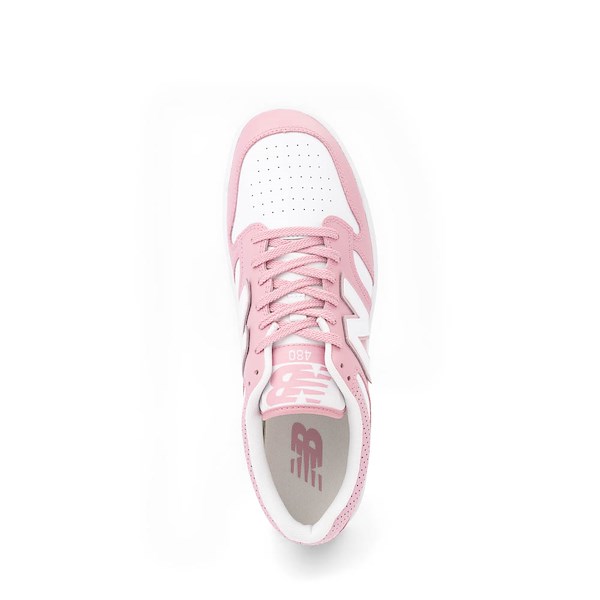 alternate view New Balance 480 Athletic Shoe - Rose Sugar / WhiteALT2