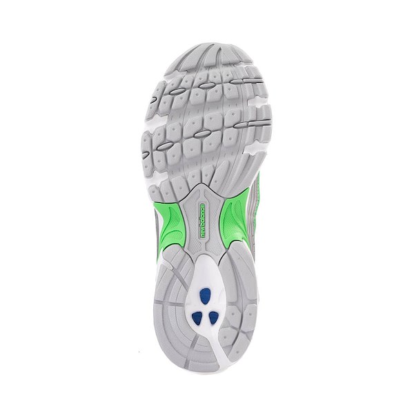alternate view New Balance 530 Athletic Shoe - White / Silver Metallic / Green AppleALT3