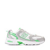 White/Silver Metallic/Green Apple