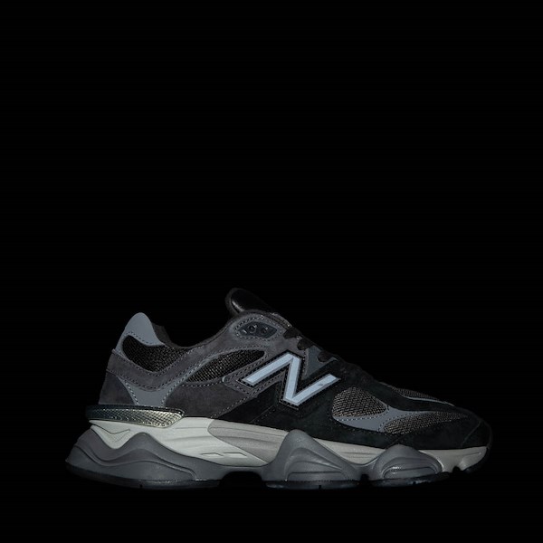 alternate view New Balance 9060 Athletic Shoe - Black / Castlerock / RaincloudALT1