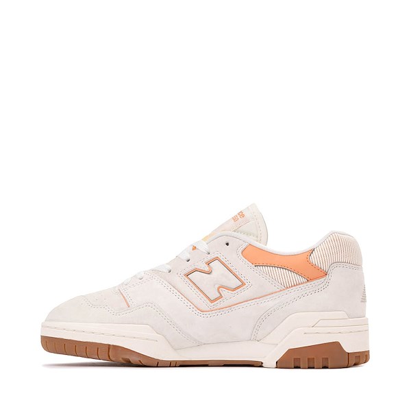 alternate view Womens New Balance 550 Athletic Shoe - Sea Salt / Peach NectarALT1