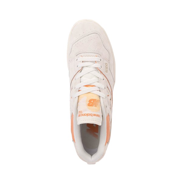 alternate view Womens New Balance 550 Athletic Shoe - Sea Salt / Peach NectarALT2