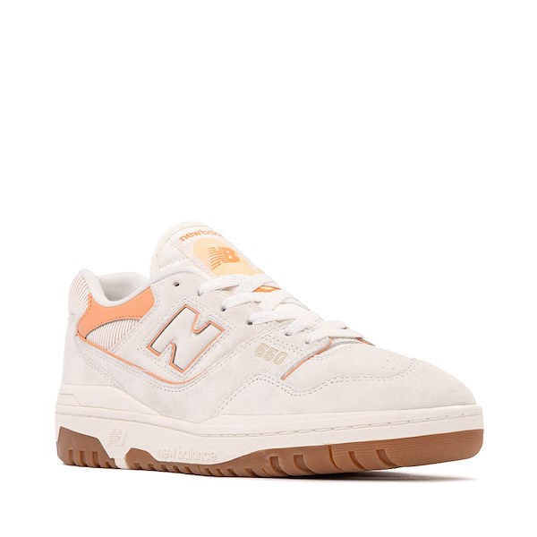 alternate view Womens New Balance 550 Athletic Shoe - Sea Salt / Peach NectarALT5