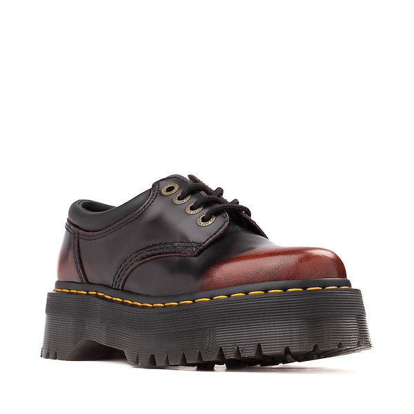 alternate view Dr. Martens 8053 Quad Platform Casual Shoe - Cherry RedALT5