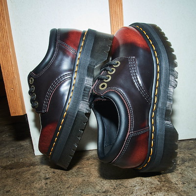 Dr. Martens 8053 Quad Platform Casual Shoe - Cherry Red | Journeys