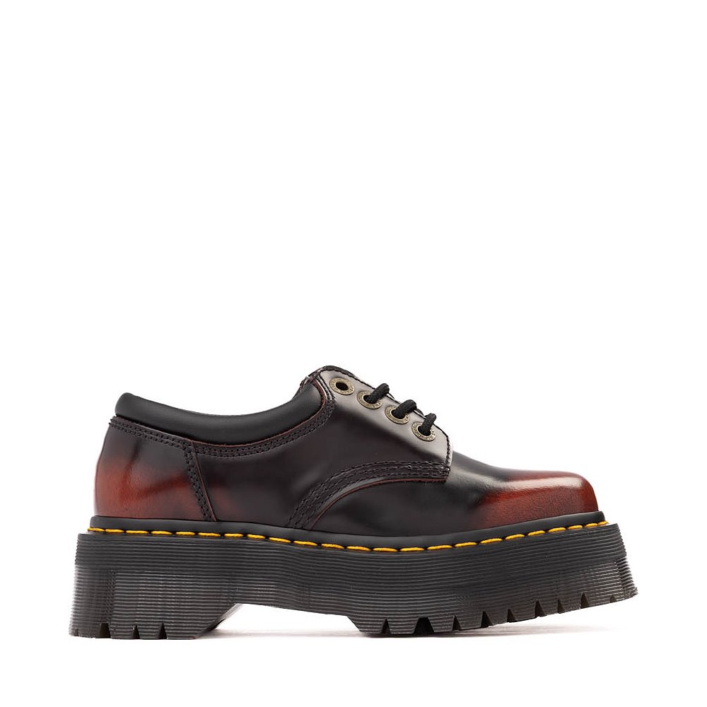 Dr. Martens 8053 Quad Platform Casual Shoe - Cherry Red