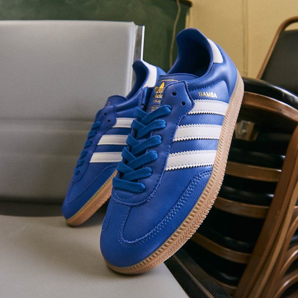 alternate view adidas Samba OG Athletic Shoe - Blue / White / GumHERO