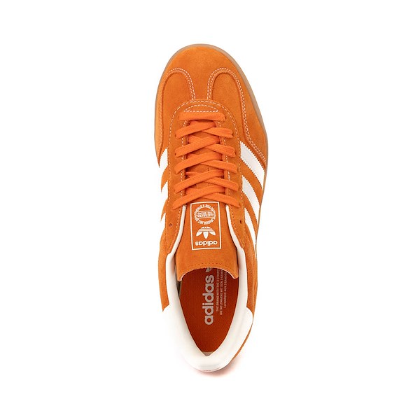 alternate view Mens adidas Gazelle Indoor Athletic Shoe - Orange / Off White / Gold MetallicALT2